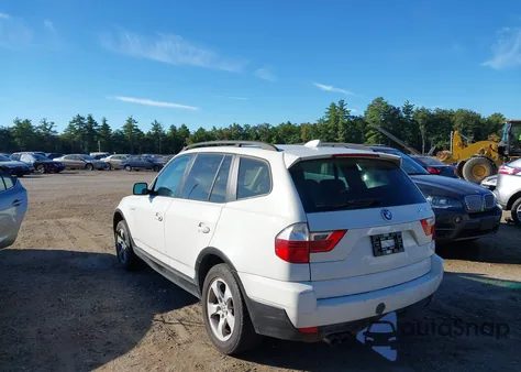 2007 BMW X3 3.0Si from USA, damaged, VIN WBXPC93417WF06331